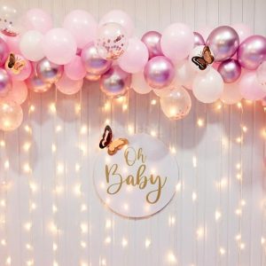 Baby Welcome Arch And Light Decor